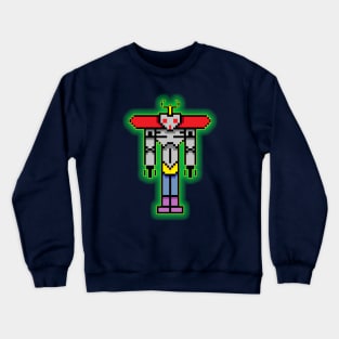 8-Bit Robot by Basement Mastermind Crewneck Sweatshirt